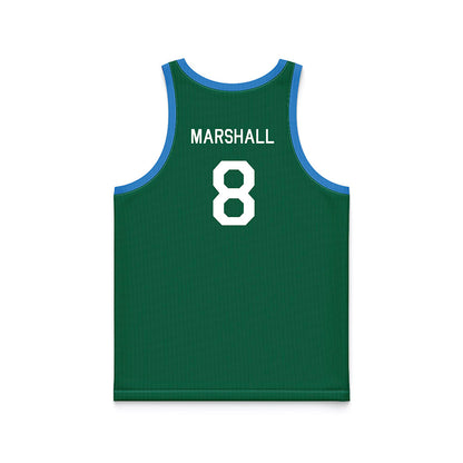 Tulane - NCAA Women's Basketball : Mecailin Marshall - Hardwood Reissue Basketball Jersey-1
