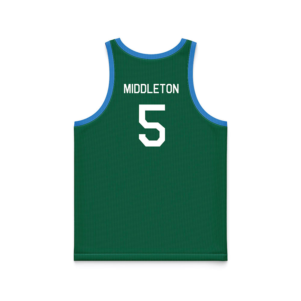 Tulane - NCAA Men's Basketball : Scotty Middleton - Hardwood Reissue Basketball Jersey-1