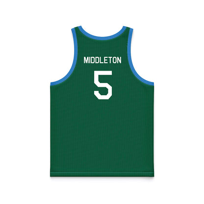 Tulane - NCAA Men's Basketball : Scotty Middleton - Hardwood Reissue Basketball Jersey-1