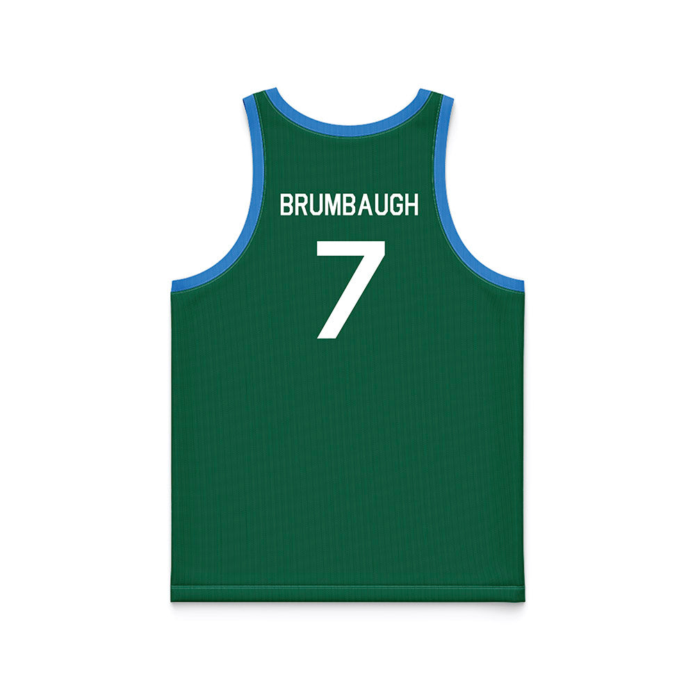 Tulane - NCAA Men's Basketball : Rowan Brumbaugh - Hardwood Reissue Basketball Jersey-1