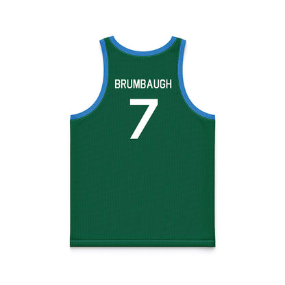 Tulane - NCAA Men's Basketball : Rowan Brumbaugh - Hardwood Reissue Basketball Jersey-1
