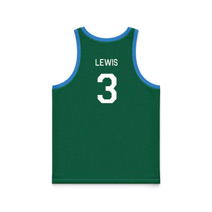 Tulane - NCAA Men's Basketball : Krystian Lewis - Hardwood Reissue Basketball Jersey-1