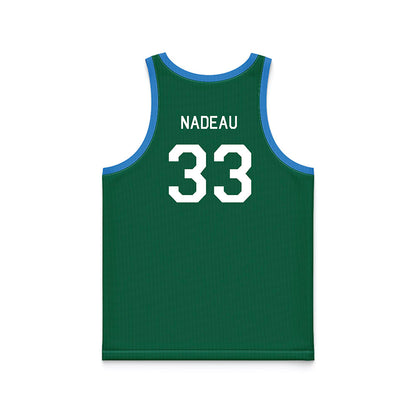 Tulane - NCAA Men's Basketball : Tj Nadeau - Hardwood Reissue Basketball Jersey-1