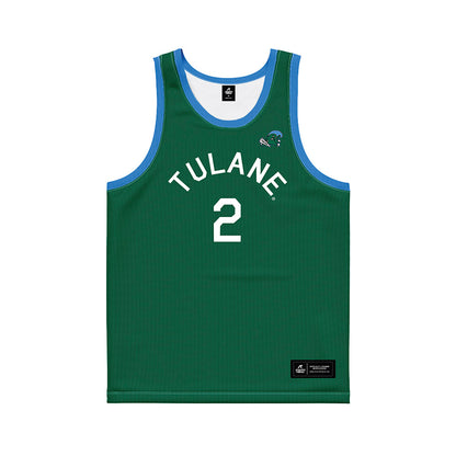 Tulane - NCAA Men's Basketball : Gregg Glenn - Hardwood Reissue Basketball Jersey-0