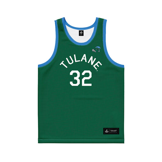 Tulane - NCAA Men's Basketball : Luke Cronin - Hardwood Reissue Basketball Jersey-0
