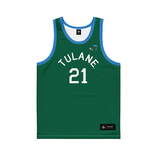 Tulane - NCAA Women's Basketball : Kanija Daniel - Hardwood Reissue Basketball Jersey-0