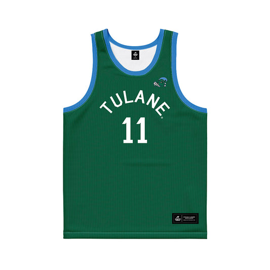 Tulane - NCAA Women's Basketball : Jayda Brown - Hardwood Reissue Basketball Jersey-0