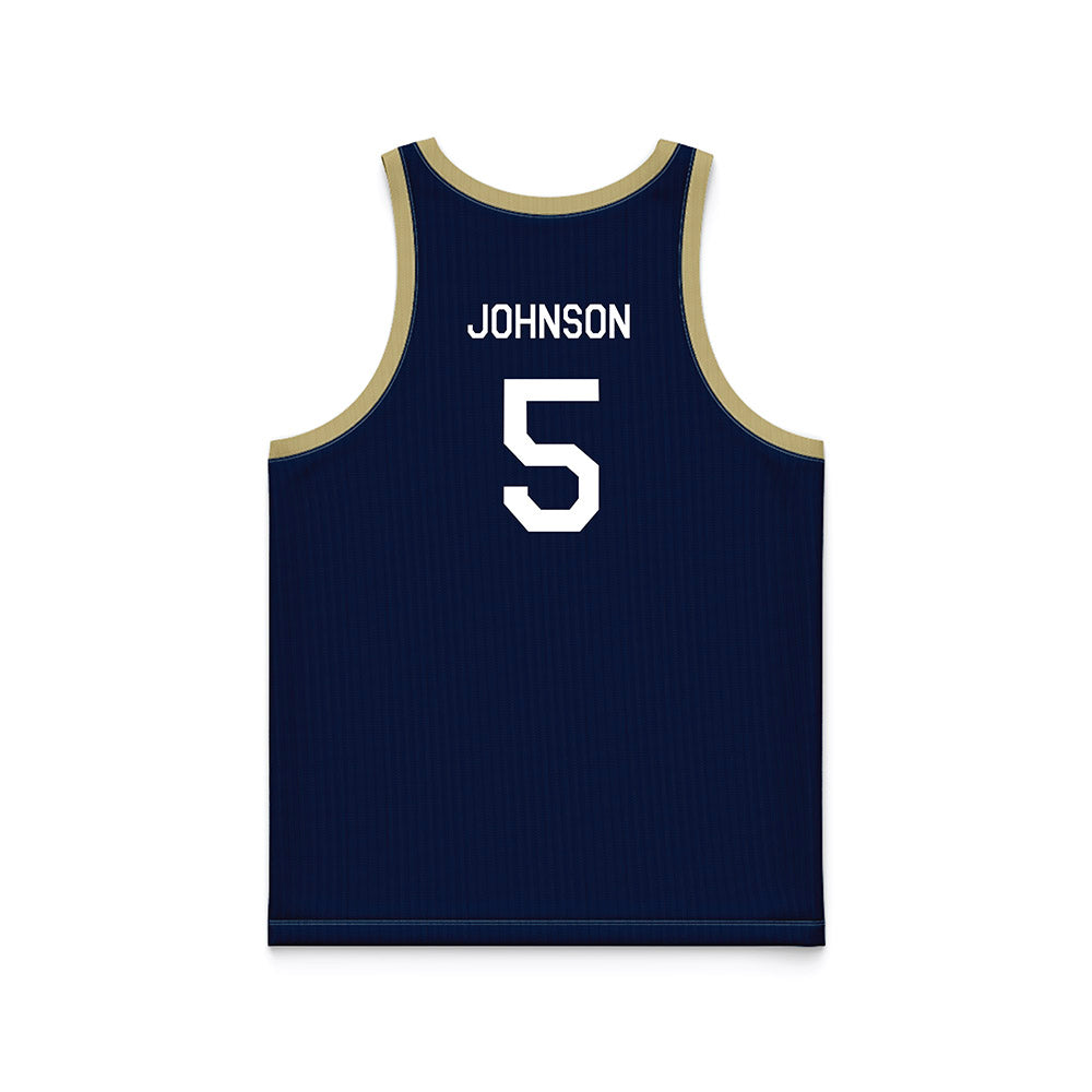 Akron - NCAA Men's Basketball : Tavari Johnson - Hardwood Reissue Basketball Jersey-1
