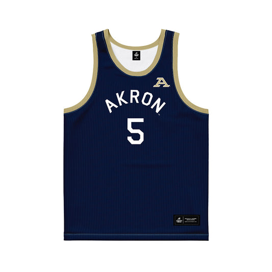 Akron - NCAA Men's Basketball : Tavari Johnson - Hardwood Reissue Basketball Jersey-0