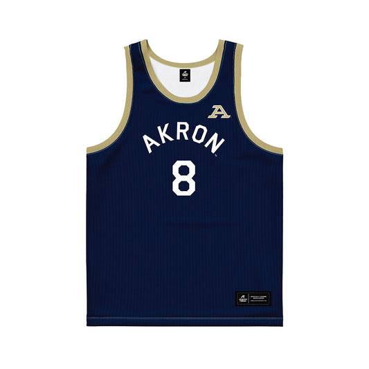 Akron - NCAA Men's Basketball : Chabi Barre - Hardwood Reissue Basketball Jersey-0