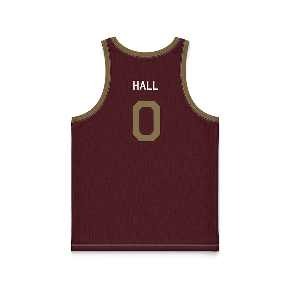 Texas State - NCAA Men's Basketball : Dj Hall - Hardwood Reissue Basketball Jersey-1