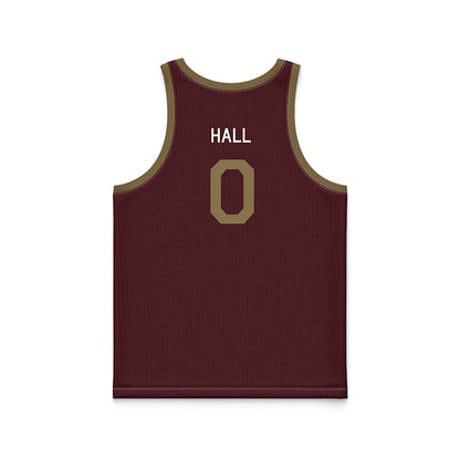 Texas State - NCAA Men's Basketball : Dj Hall - Hardwood Reissue Basketball Jersey-1