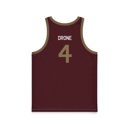 Texas State - NCAA Men's Basketball : Mark Drone - Hardwood Reissue Basketball Jersey-1