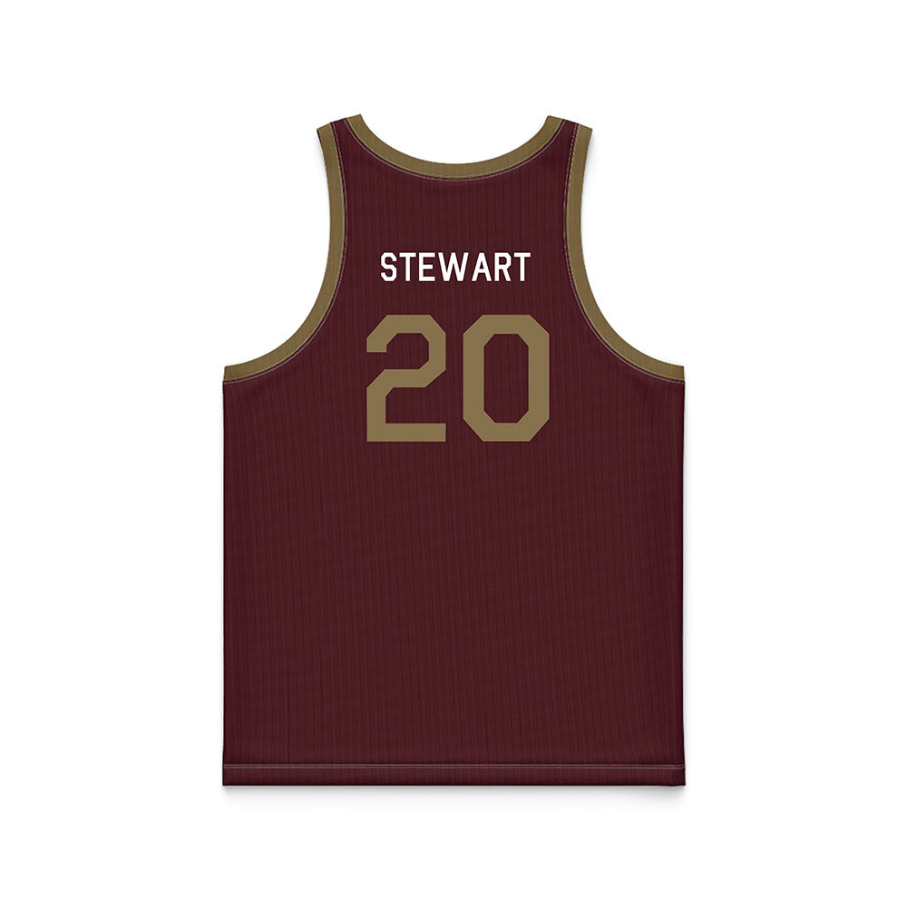 Texas State - NCAA Women's Basketball : Kyaija Stewart - Hardwood Reissue Basketball Jersey-1