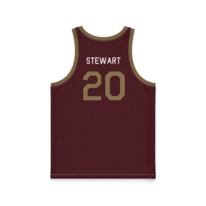 Texas State - NCAA Women's Basketball : Kyaija Stewart - Hardwood Reissue Basketball Jersey-1