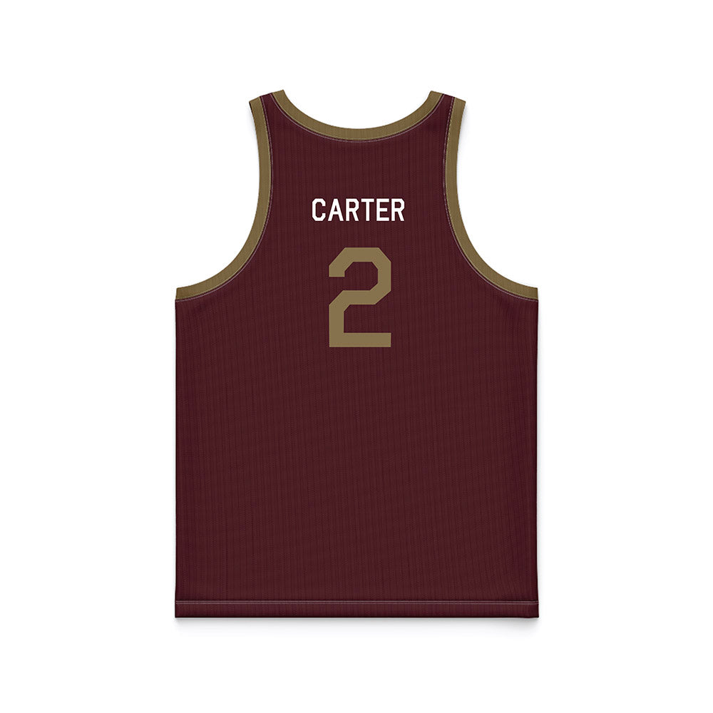 Texas State - NCAA Women's Basketball : Aliyah Carter - Hardwood Reissue Basketball Jersey-1