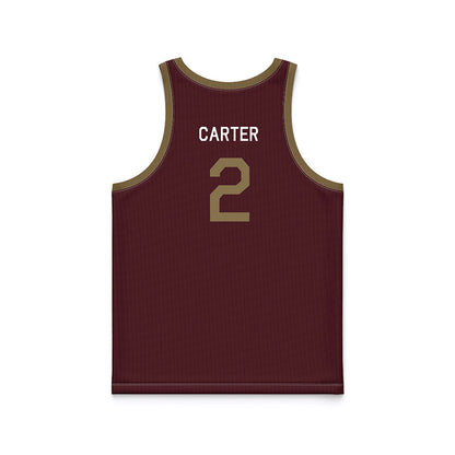 Texas State - NCAA Women's Basketball : Aliyah Carter - Hardwood Reissue Basketball Jersey-1