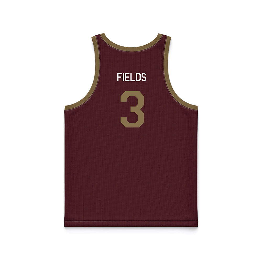 Texas State - NCAA Men's Basketball : Robert Fields - Hardwood Reissue Basketball Jersey-1