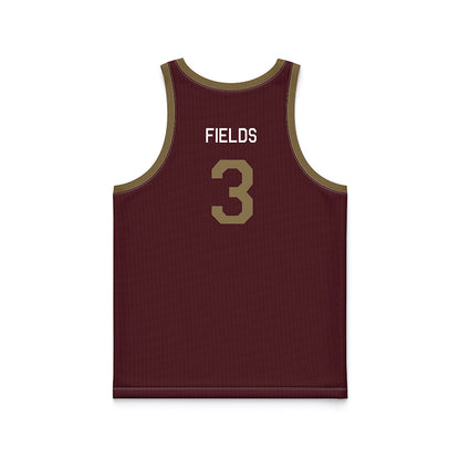 Texas State - NCAA Men's Basketball : Robert Fields - Hardwood Reissue Basketball Jersey-1