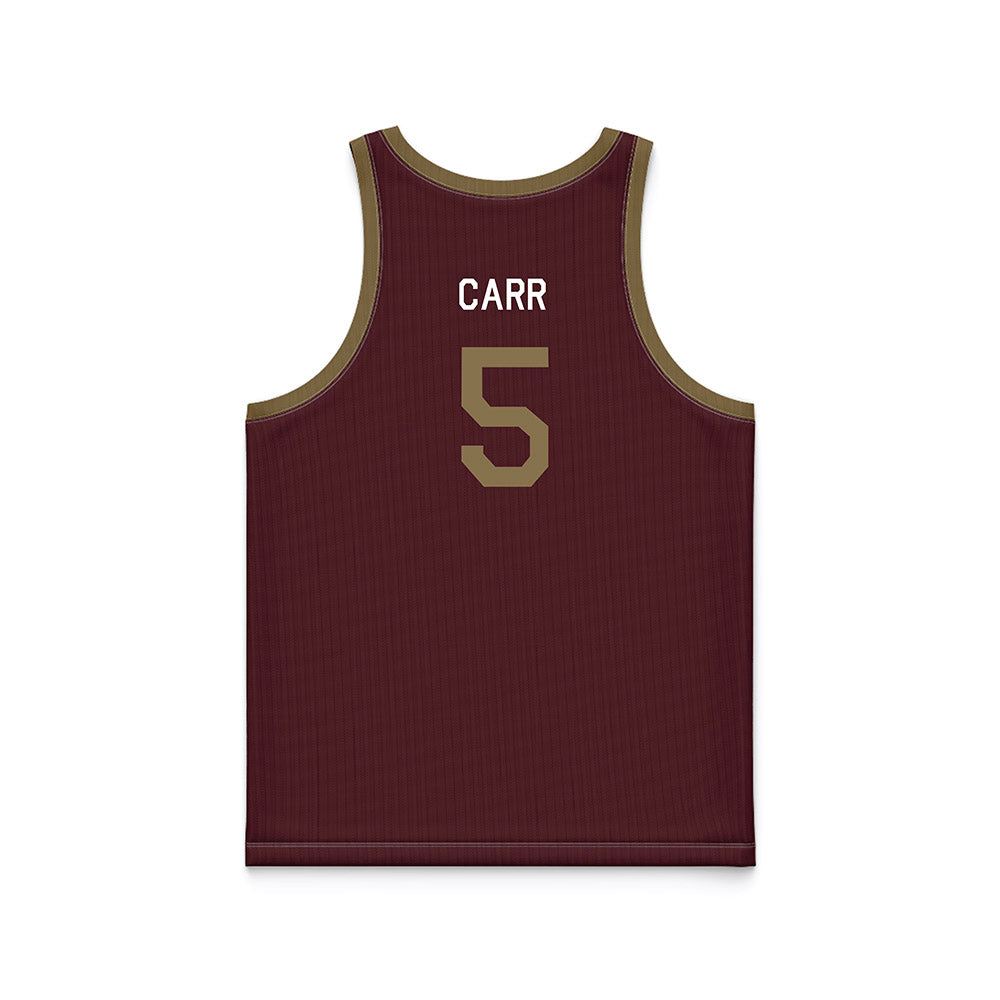 Texas State - NCAA Women's Basketball : Addison Carr - Hardwood Reissue Basketball Jersey-1