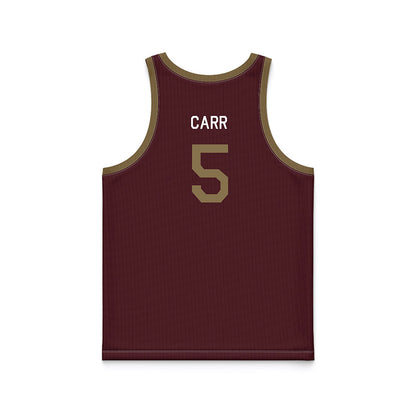 Texas State - NCAA Women's Basketball : Addison Carr - Hardwood Reissue Basketball Jersey-1