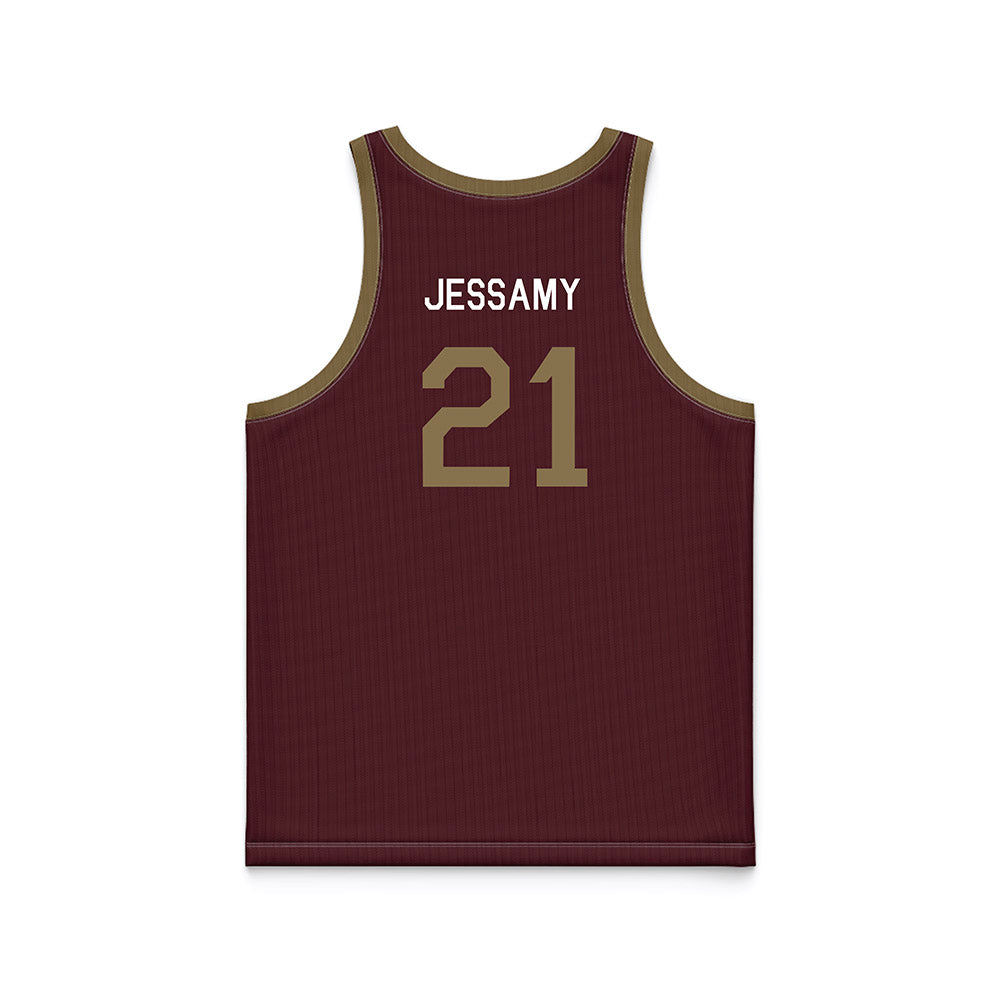 Texas State - NCAA Men's Basketball : Ronald Jessamy - Hardwood Reissue Basketball Jersey-1