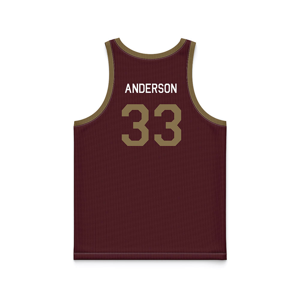 Texas State - NCAA Women's Basketball : Kyra Anderson - Hardwood Reissue Basketball Jersey-1