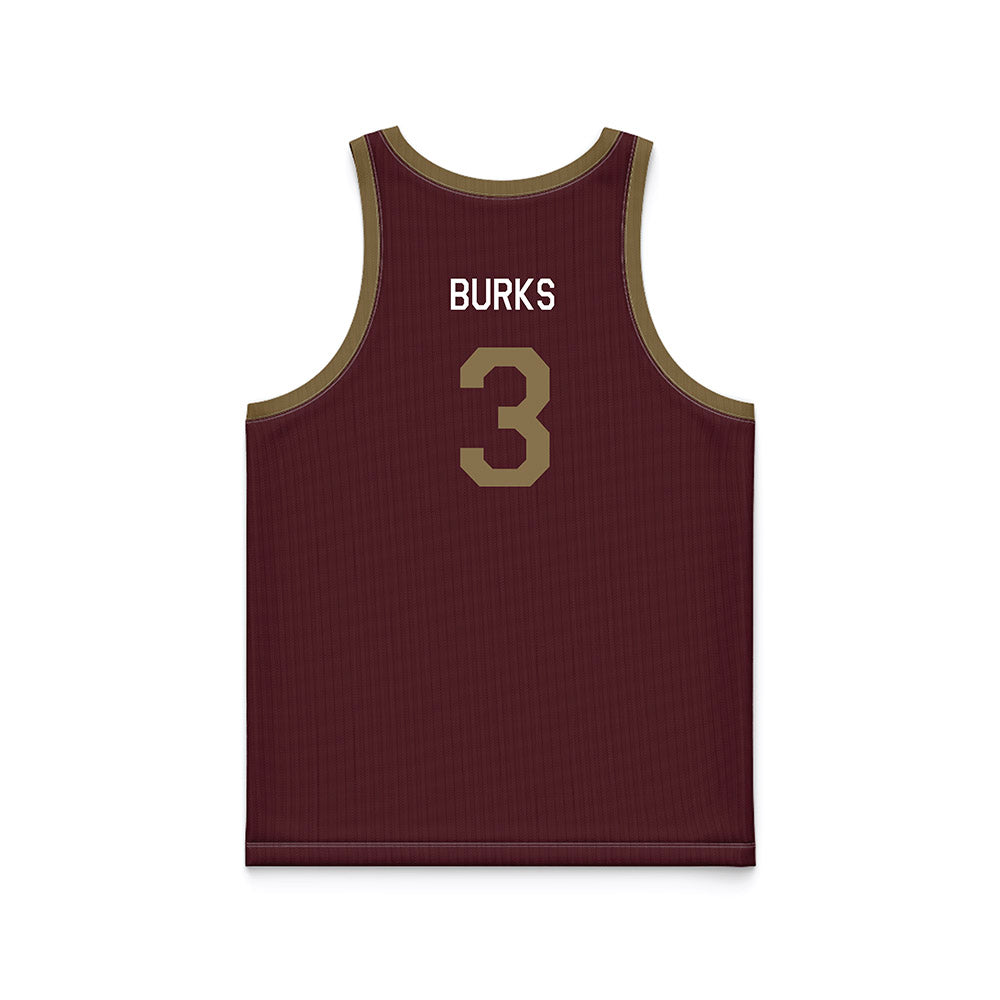 Texas State - NCAA Women's Basketball : Saniya Burks - Hardwood Reissue Basketball Jersey-1