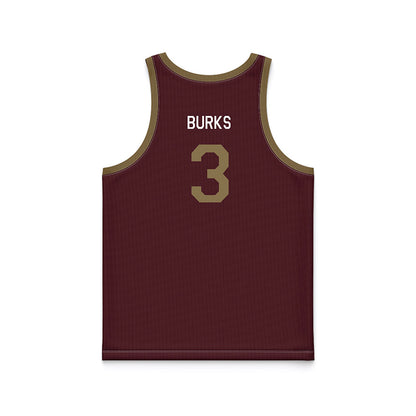 Texas State - NCAA Women's Basketball : Saniya Burks - Hardwood Reissue Basketball Jersey-1