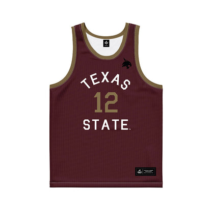 Texas State - NCAA Women's Basketball : Kyla McBride - Hardwood Reissue Basketball Jersey-0