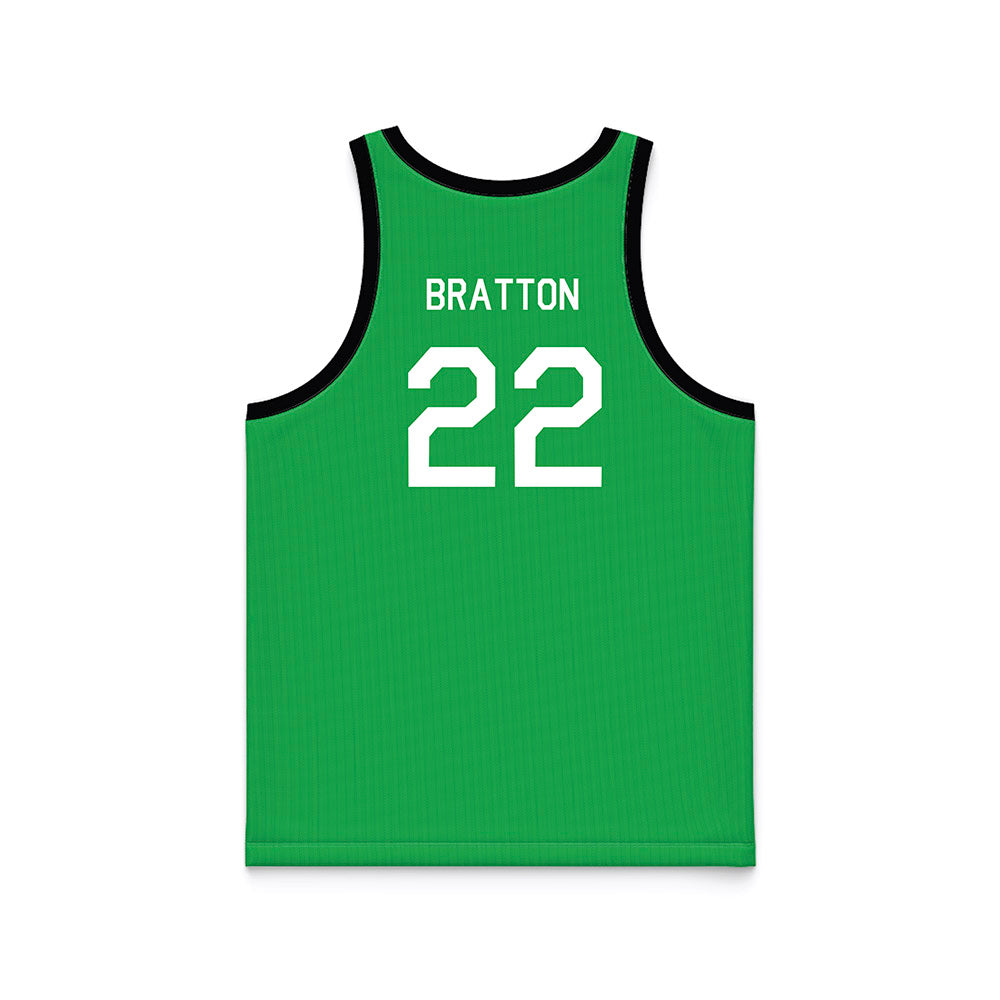 Marshall - NCAA Women's Basketball : Emily Bratton - Hardwood Reissue Basketball Jersey-1