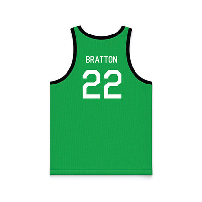 Marshall - NCAA Women's Basketball : Emily Bratton - Hardwood Reissue Basketball Jersey-1