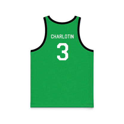 Marshall - NCAA Men's Basketball : Alex Charlotin - Hardwood Reissue Basketball Jersey-1