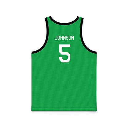Marshall - NCAA Men's Basketball : DeMarco Johnson - Hardwood Reissue Basketball Jersey-1