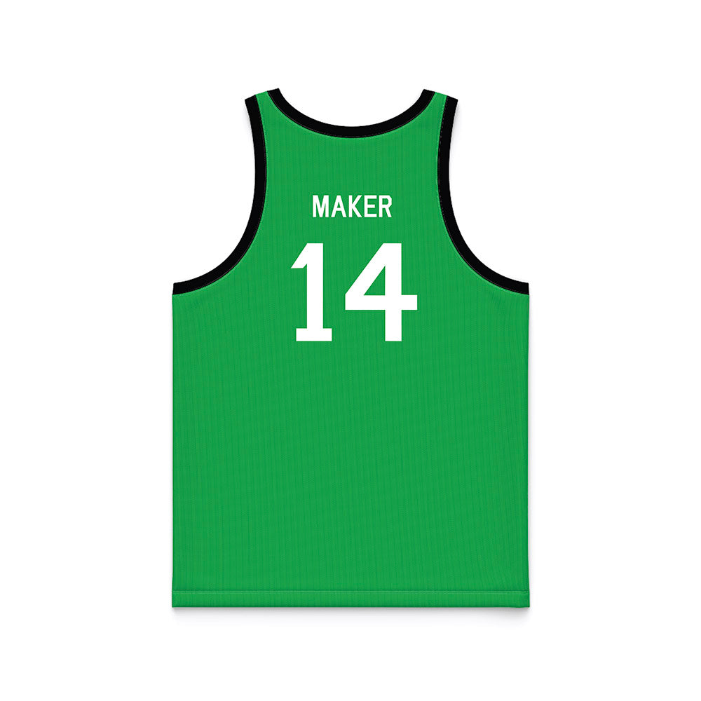 Marshall - NCAA Men's Basketball : Khaman Maker - Hardwood Reissue Basketball Jersey-1