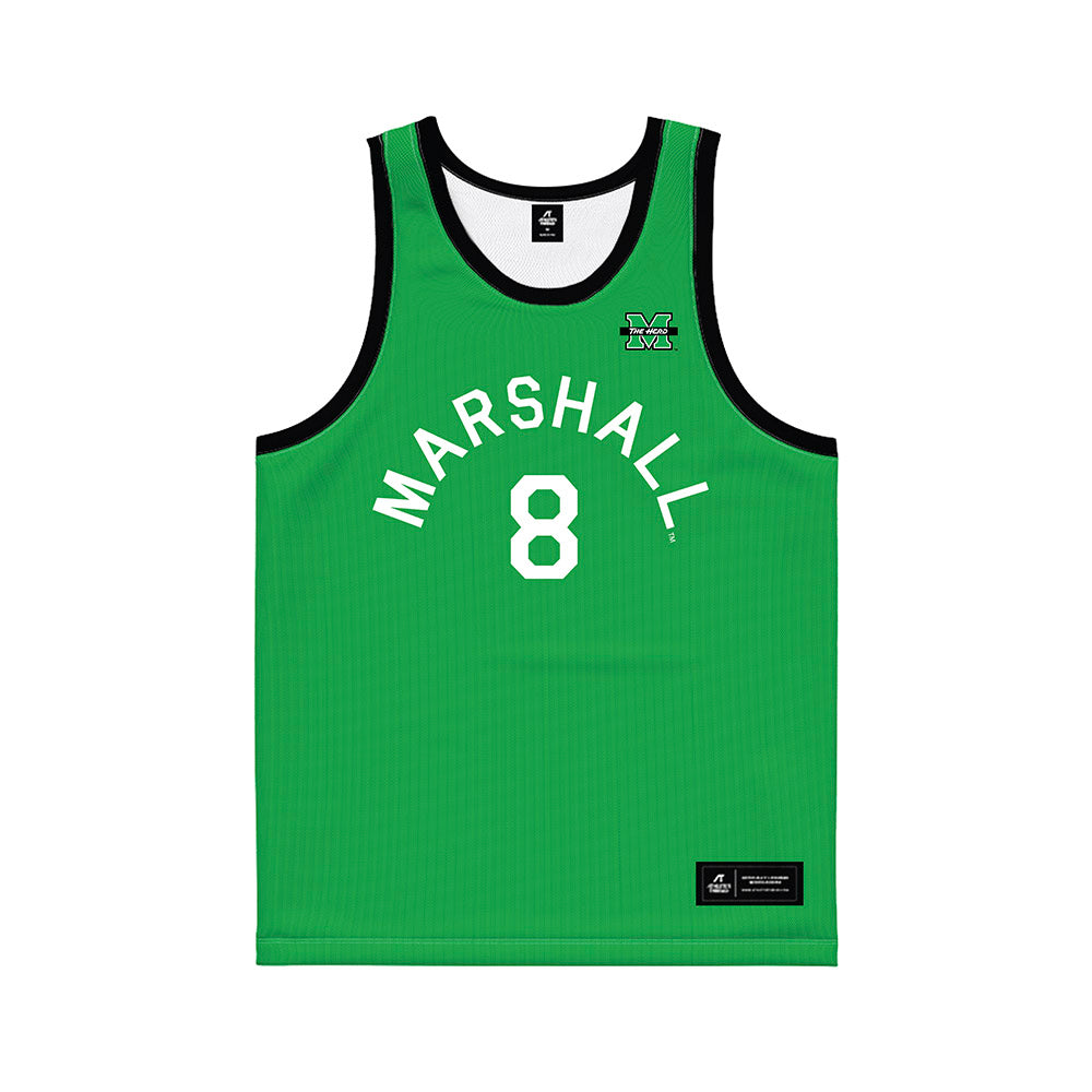 Marshall - NCAA Men's Basketball : Bryce Slay - Hardwood Reissue Basketball Jersey-0