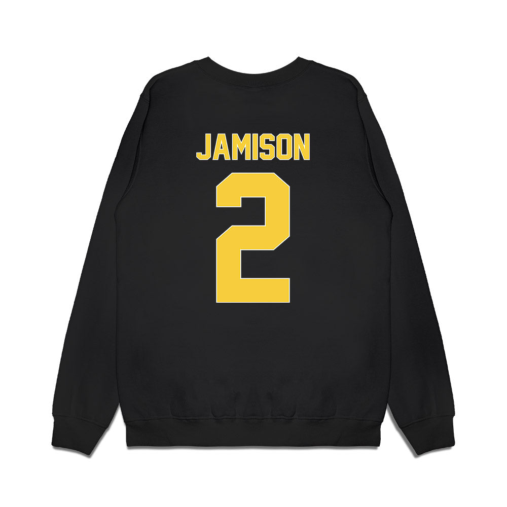 Norfolk State - NCAA Men's Basketball : Elijah Jamison - Vintage Shersey Premium Crewneck Sweatshirt-1