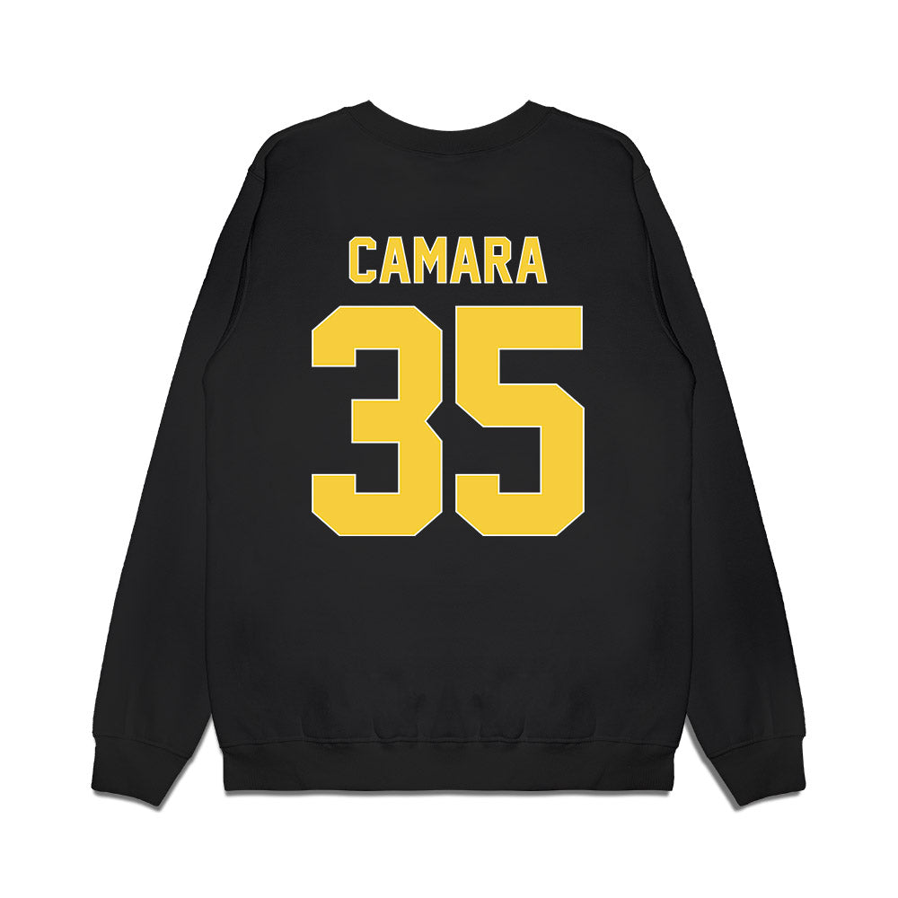 Norfolk State - NCAA Men's Basketball : Dramane Camara - Vintage Shersey Premium Crewneck Sweatshirt-1