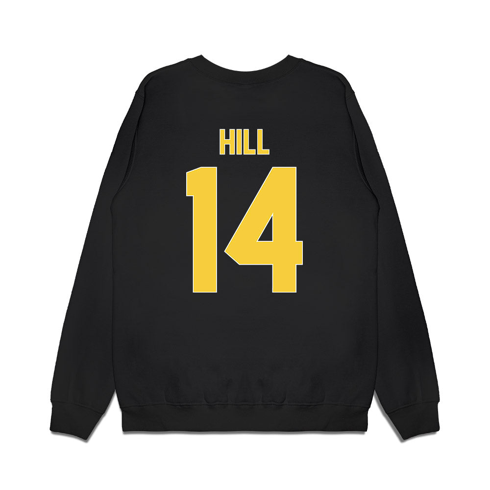 Norfolk State - NCAA Women's Basketball : Jenesis Hill - Vintage Shersey Premium Crewneck Sweatshirt-1