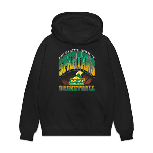 Norfolk State - NCAA Women's Basketball : Iyanna Rogers - Vintage Shersey Premium Hooded Sweatshirt-0