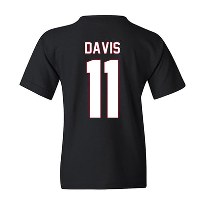 Utah Tech - NCAA Men's Basketball : Tanner Davis - Vintage Basketball Youth T-Shirt-1