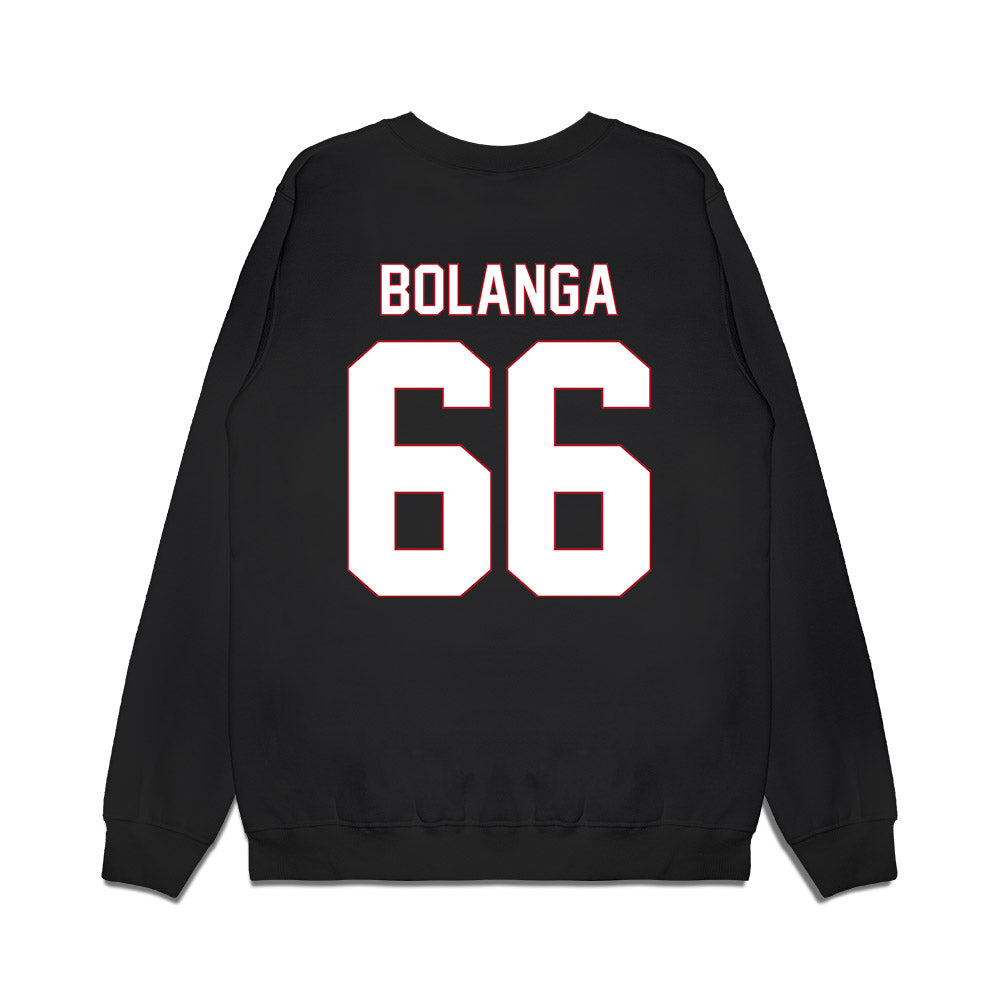 Utah Tech - NCAA Men's Basketball : Noah Bolanga - Vintage Basketball Premium Crewneck Sweatshirt-1
