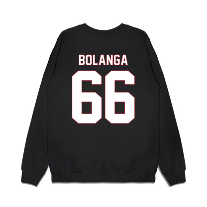 Utah Tech - NCAA Men's Basketball : Noah Bolanga - Vintage Basketball Premium Crewneck Sweatshirt-1