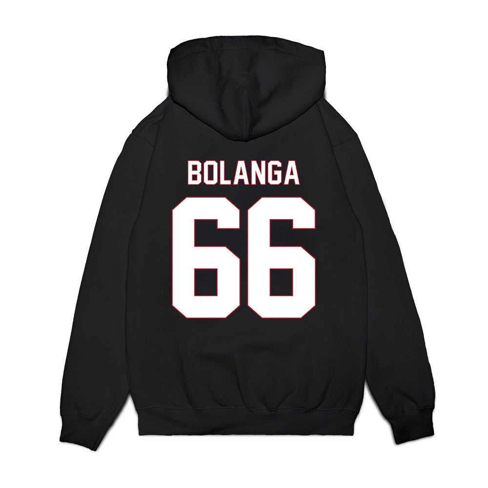 Utah Tech - NCAA Men's Basketball : Noah Bolanga - Vintage Basketball Premium Hooded Sweatshirt-1
