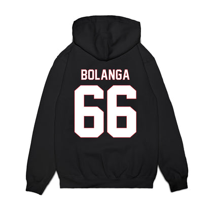 Utah Tech - NCAA Men's Basketball : Noah Bolanga - Vintage Basketball Premium Hooded Sweatshirt-1