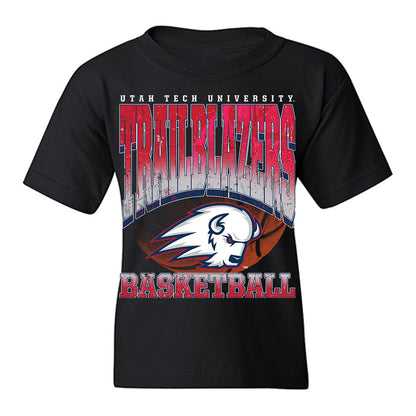 Utah Tech - NCAA Men's Basketball : Tanner Davis - Vintage Basketball Youth T-Shirt-0