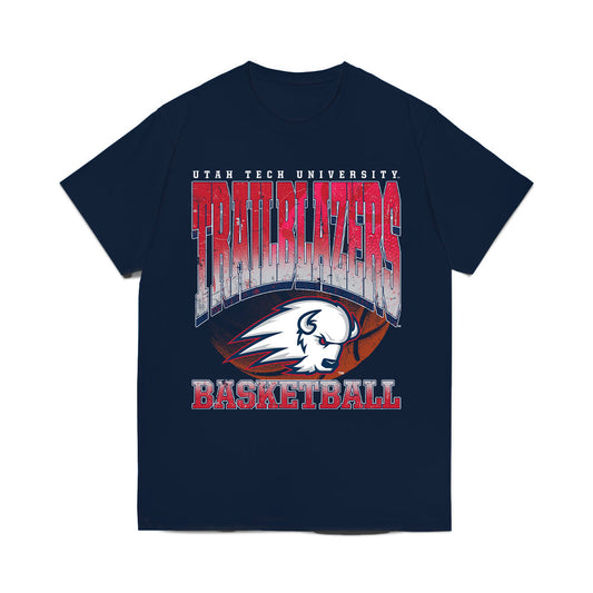 Utah Tech - NCAA Men's Basketball : Tanner Davis - Vintage Basketball Comfort Colors T-Shirt-0