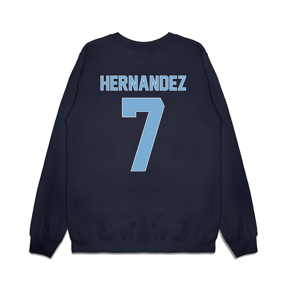 The Citadel - NCAA Men's Basketball : Gabriel Hernandez - Vintage Shersey Premium Crewneck Sweatshirt-1