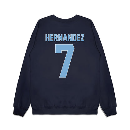 The Citadel - NCAA Men's Basketball : Gabriel Hernandez - Vintage Shersey Premium Crewneck Sweatshirt-1