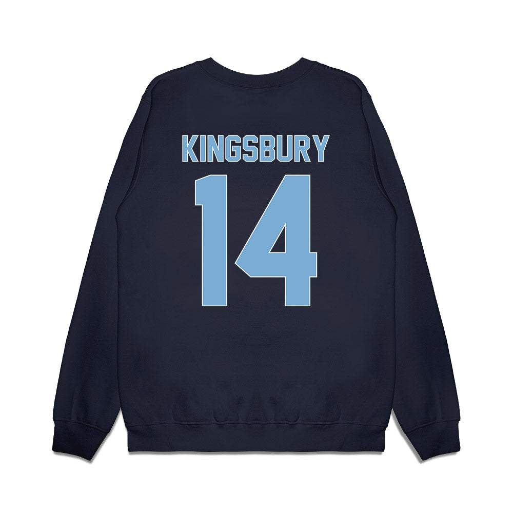 The Citadel - NCAA Men's Basketball : Carter Kingsbury - Vintage Shersey Premium Crewneck Sweatshirt-1